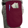 Fame Fabrics Money Pouch, F31, Burgundy 83441